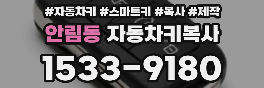 안림동 자동차키복사