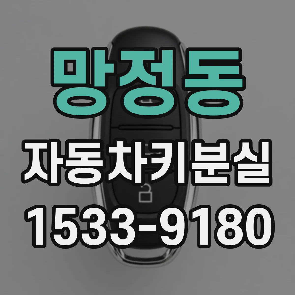 망정동 자동차키분실