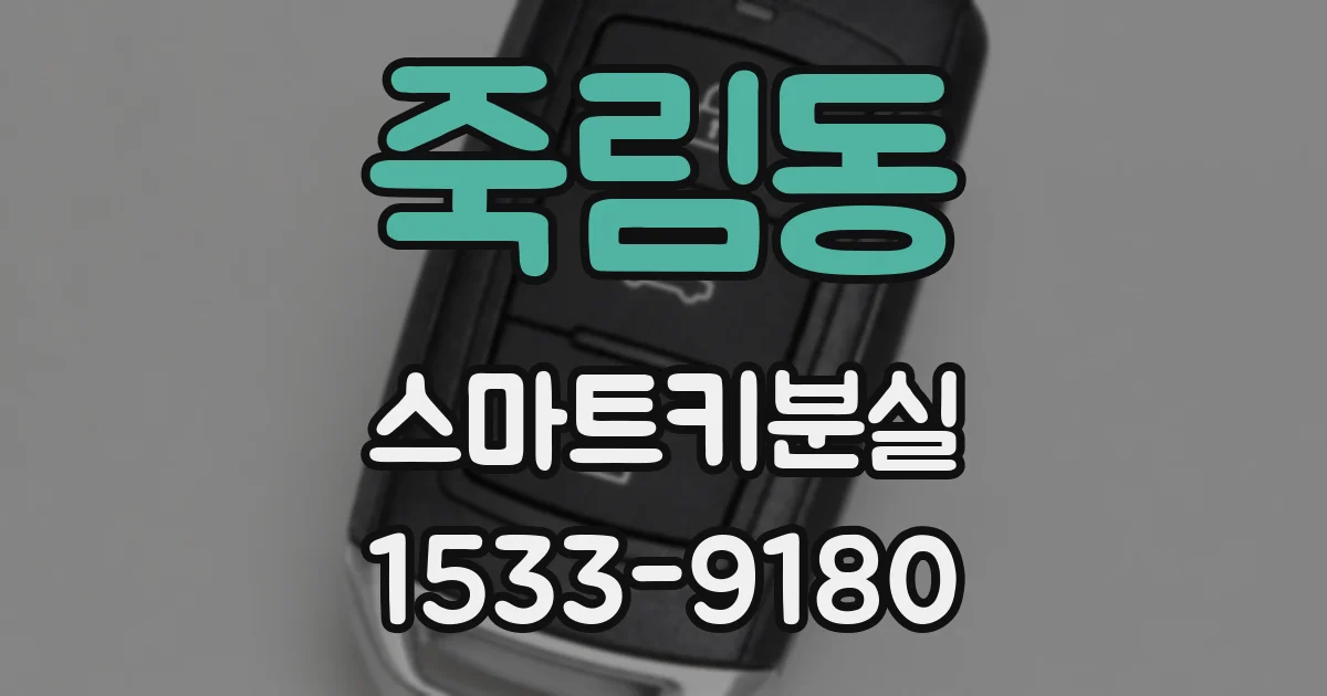 죽림동 스마트키분실