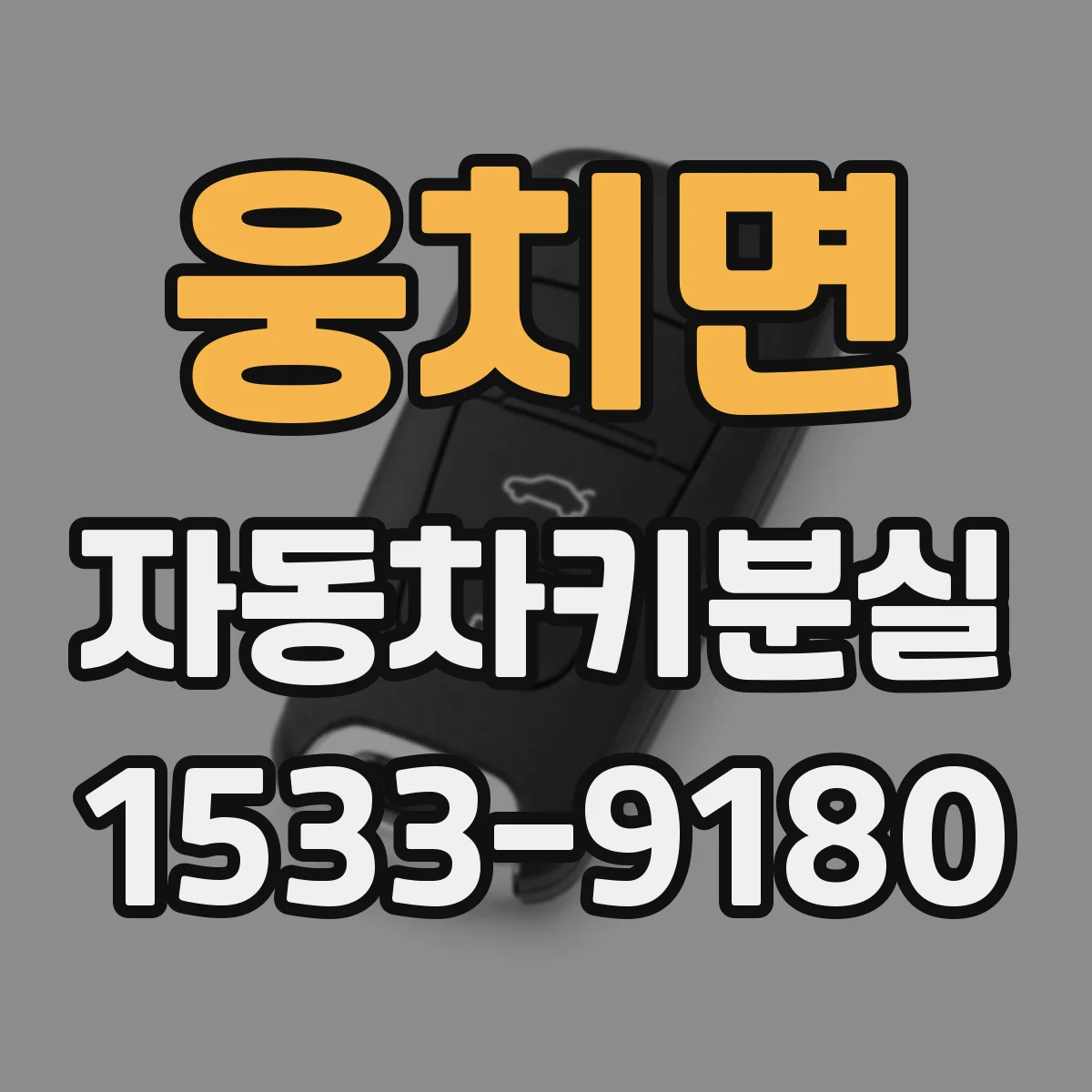 웅치면 자동차키분실