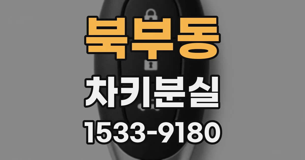 북부동 차키분실