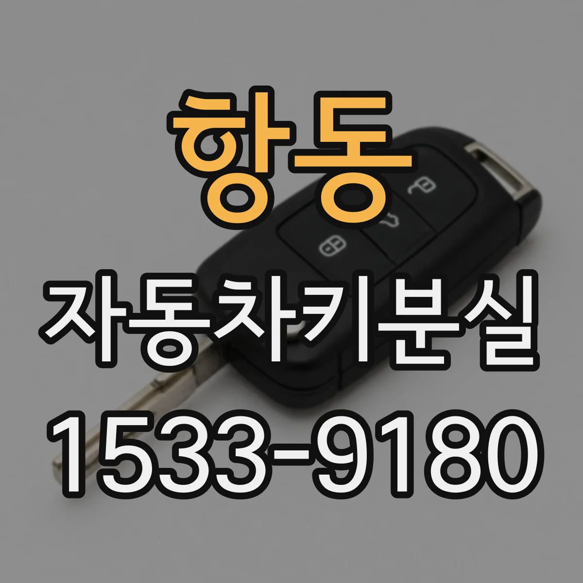 항동 자동차키분실