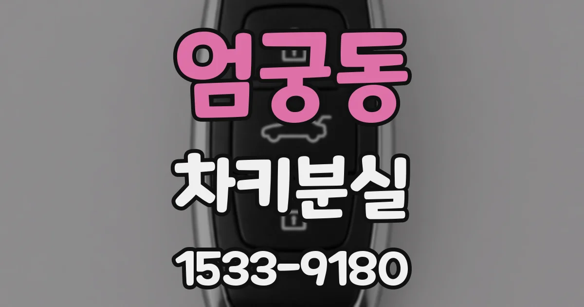 엄궁동 차키분실