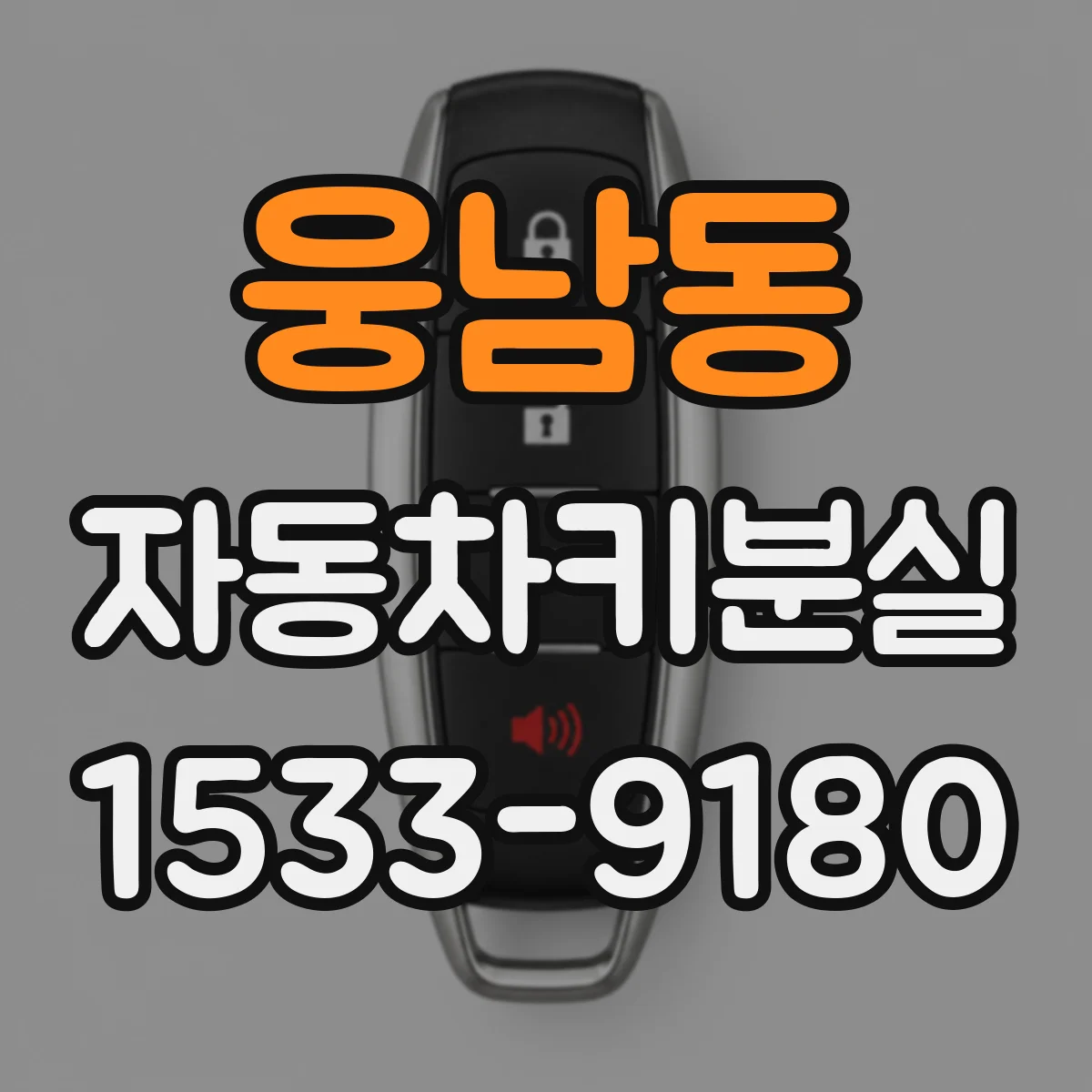 웅남동 자동차키분실