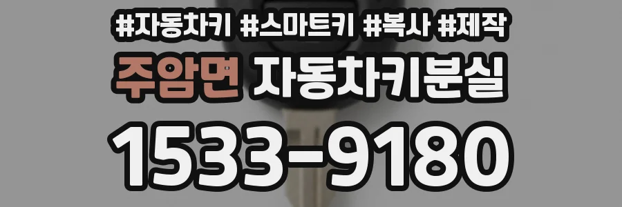 주암면 자동차키분실