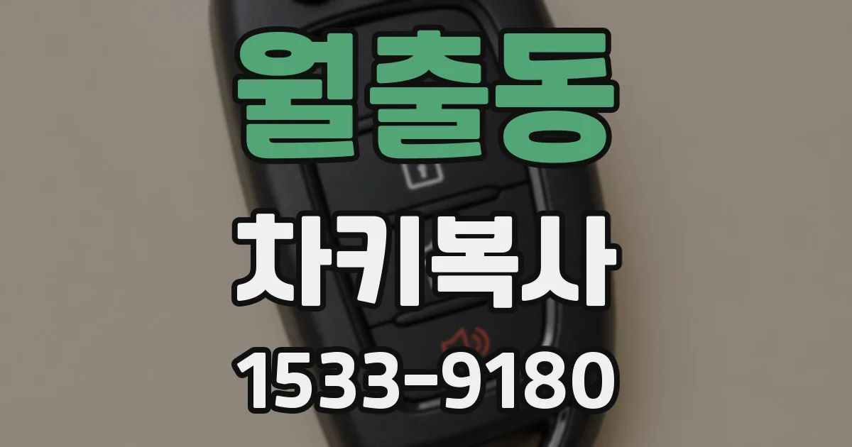 월출동 차키복사