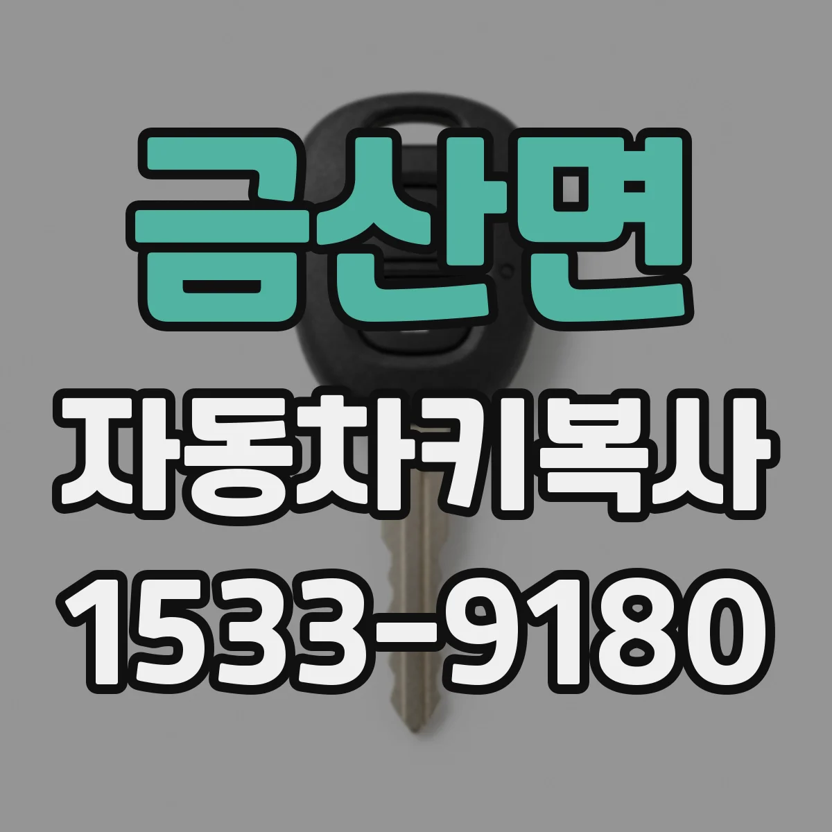 금산면 자동차키복사