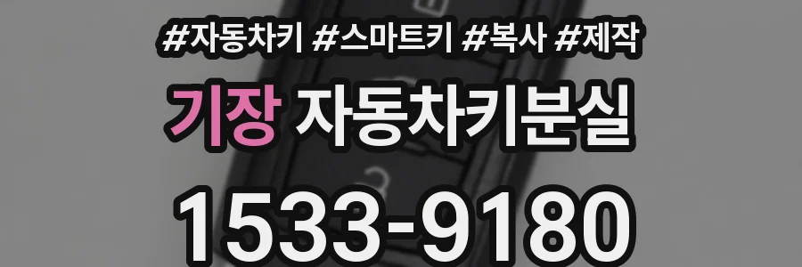 기장 자동차키분실