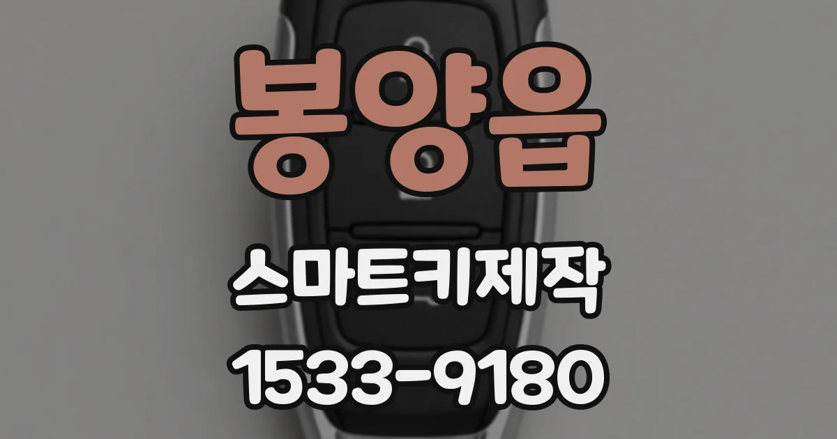 봉양읍 스마트키제작
