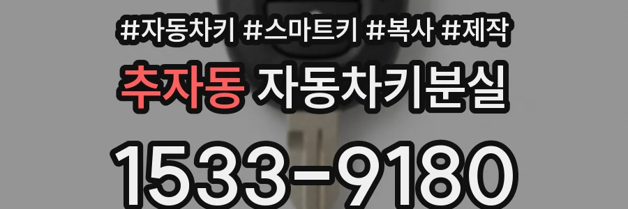 추자동 자동차키분실