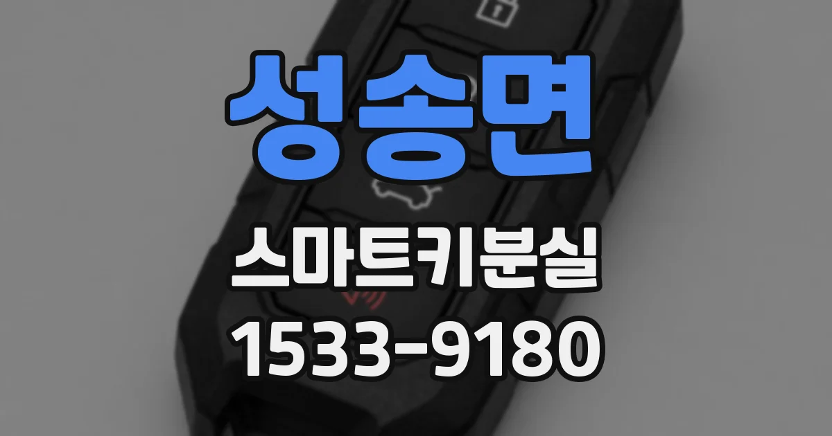 성송면 스마트키분실
