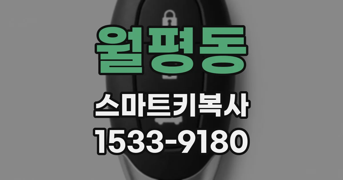 월평동 스마트키복사