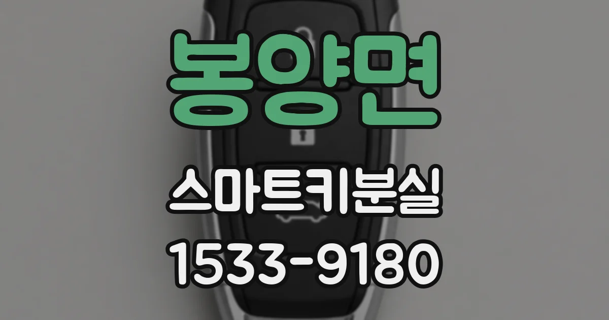 봉양면 스마트키분실