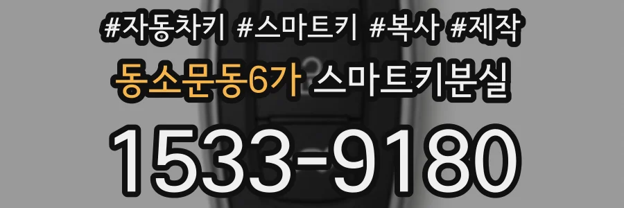 동소문동6가 스마트키분실