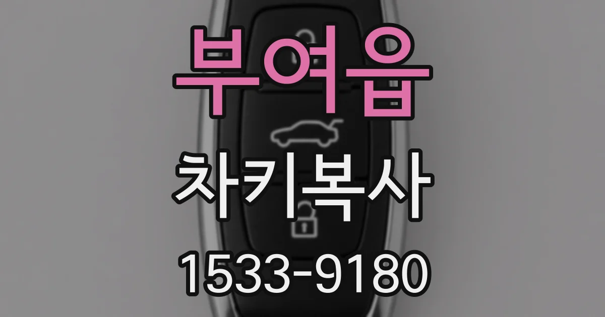 부여읍 차키복사