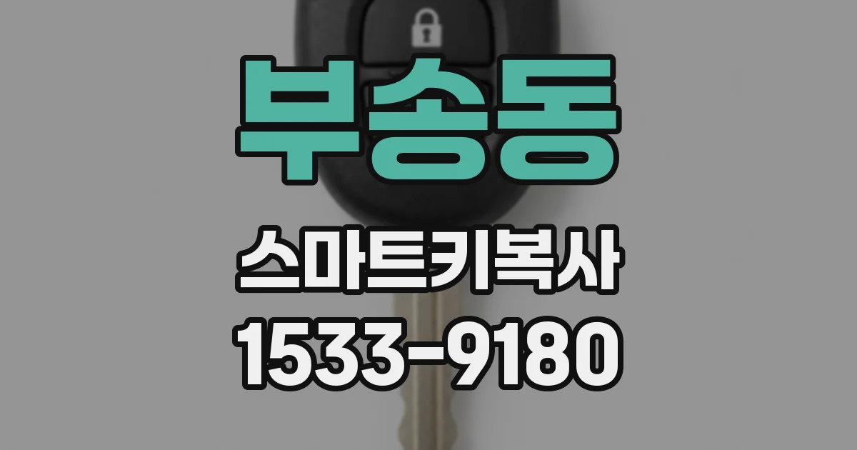 부송동 스마트키복사