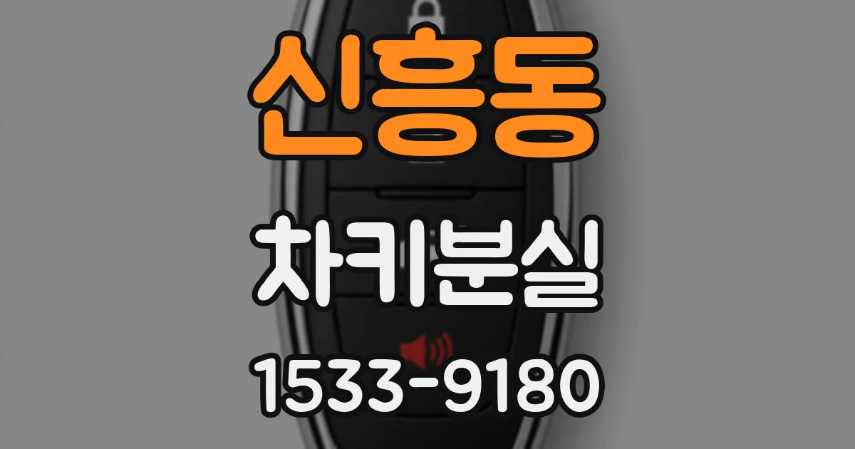 신흥동 차키분실