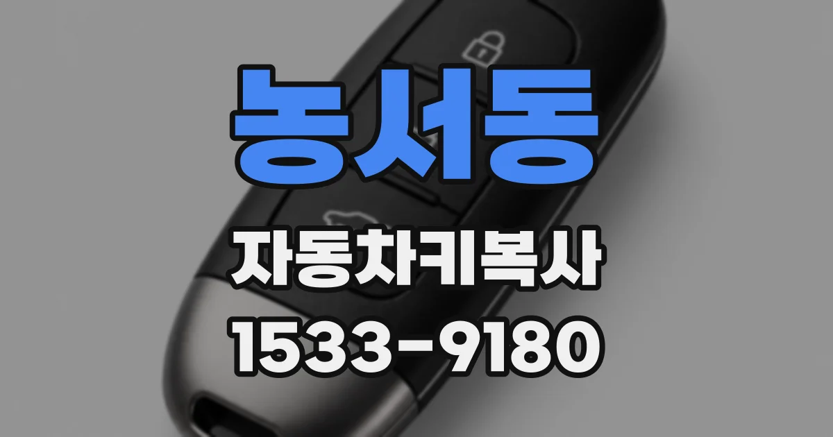 농서동 자동차키복사