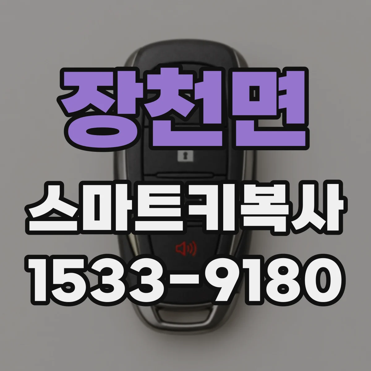 장천면 스마트키복사