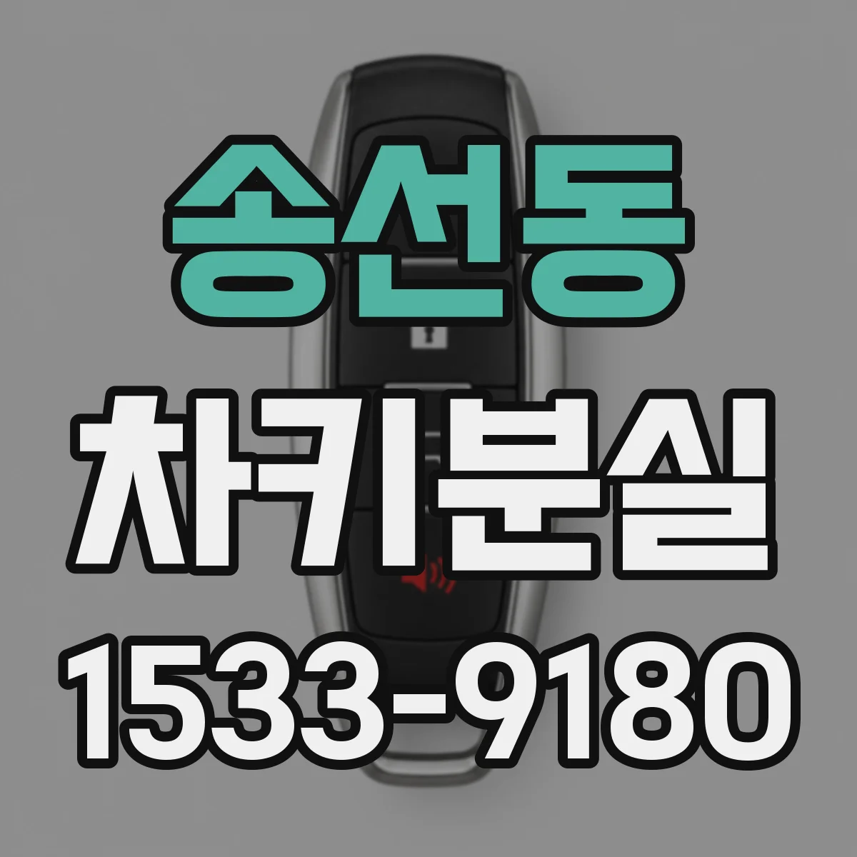 송선동 차키분실