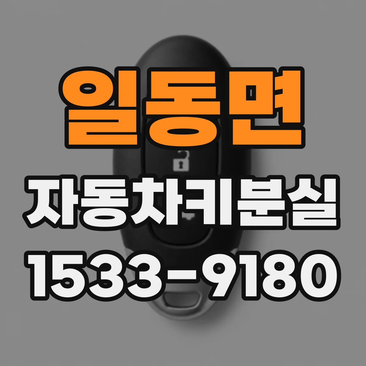 일동면 자동차키분실