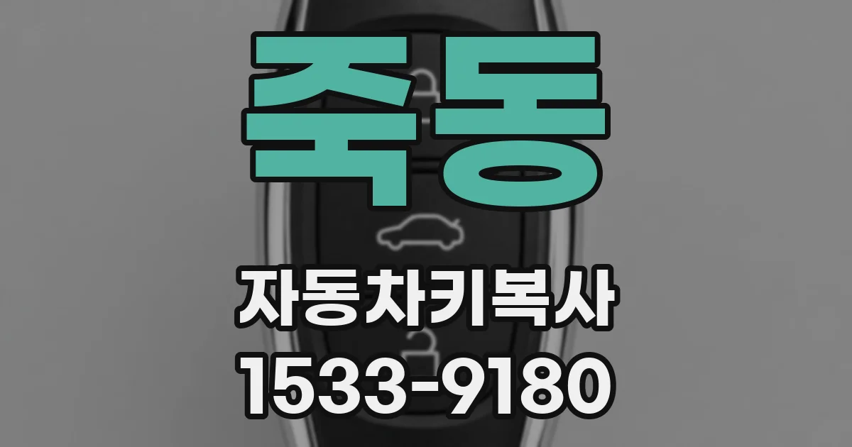 죽동 자동차키복사