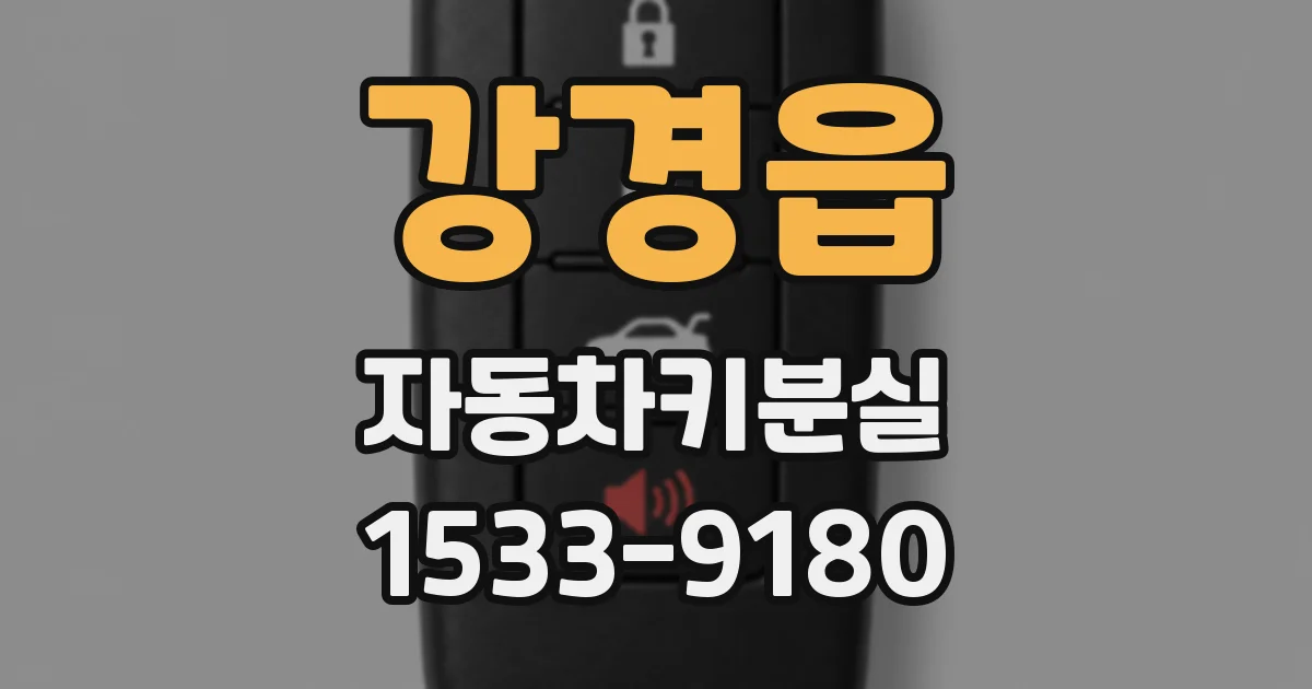 강경읍 자동차키분실