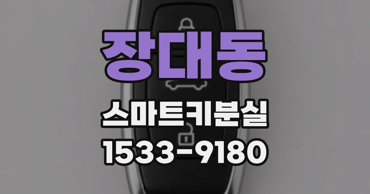 장대동 스마트키분실