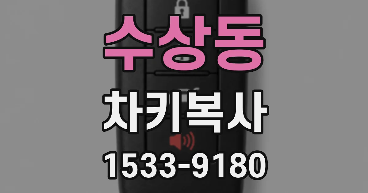 수상동 차키복사