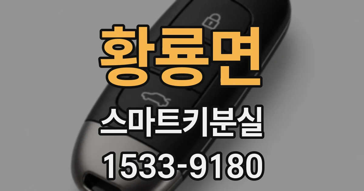 황룡면 스마트키분실