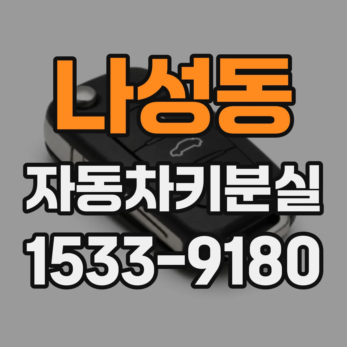 나성동 자동차키분실