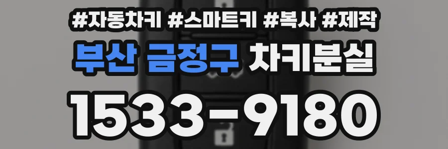 부산 금정구 차키분실