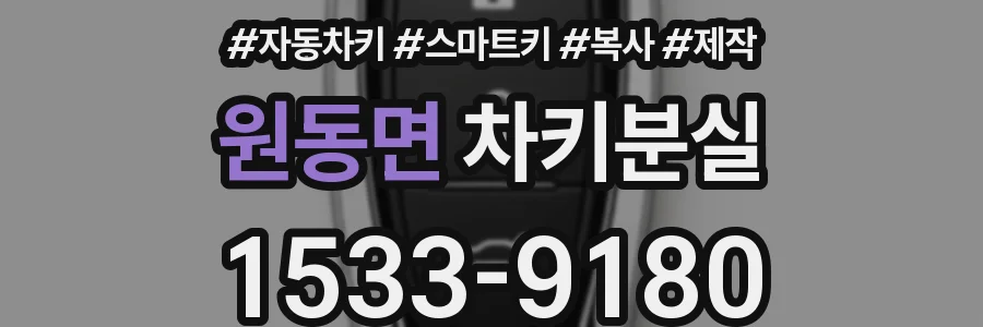 원동면 차키분실