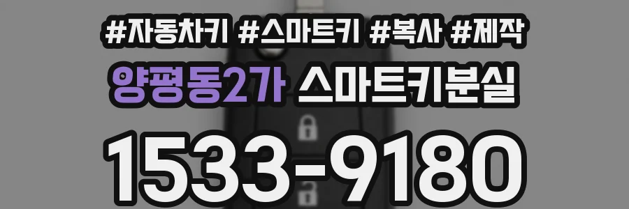 양평동2가 스마트키분실