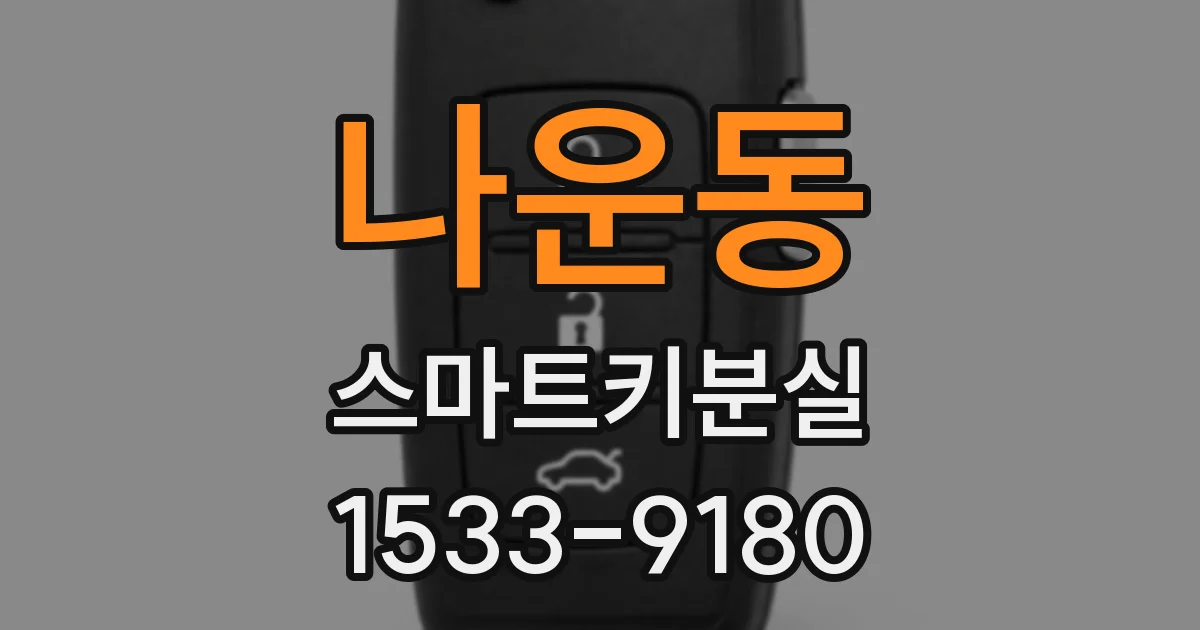 나운동 스마트키분실