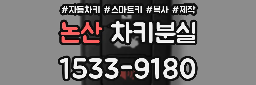 논산 차키분실