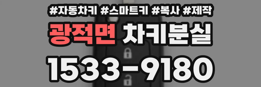 광적면 차키분실
