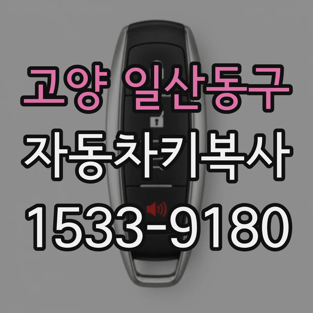 고양 일산동구 자동차키복사