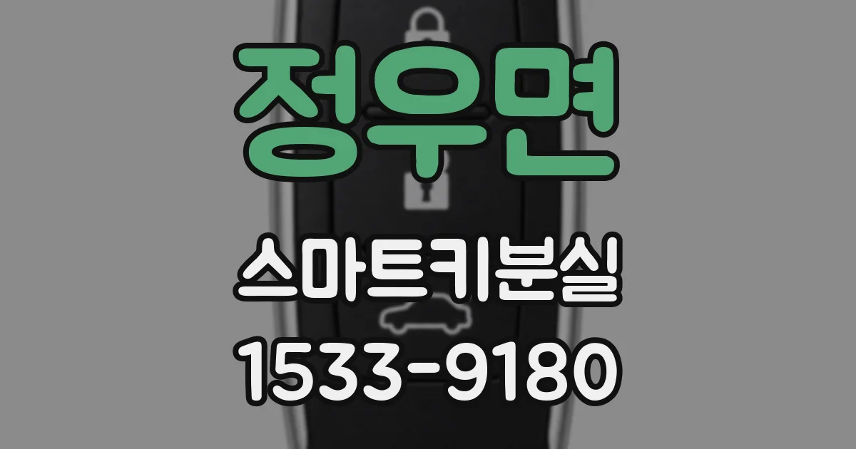 정우면 스마트키분실