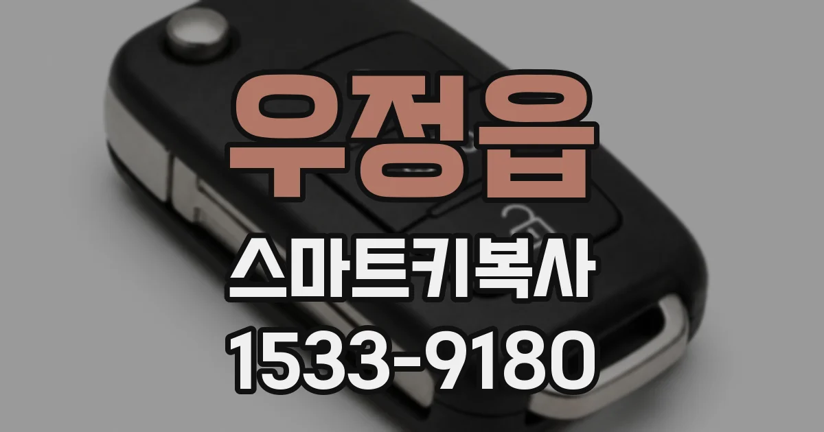 우정읍 스마트키복사