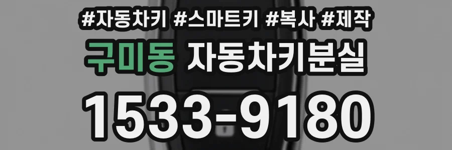 구미동 자동차키분실
