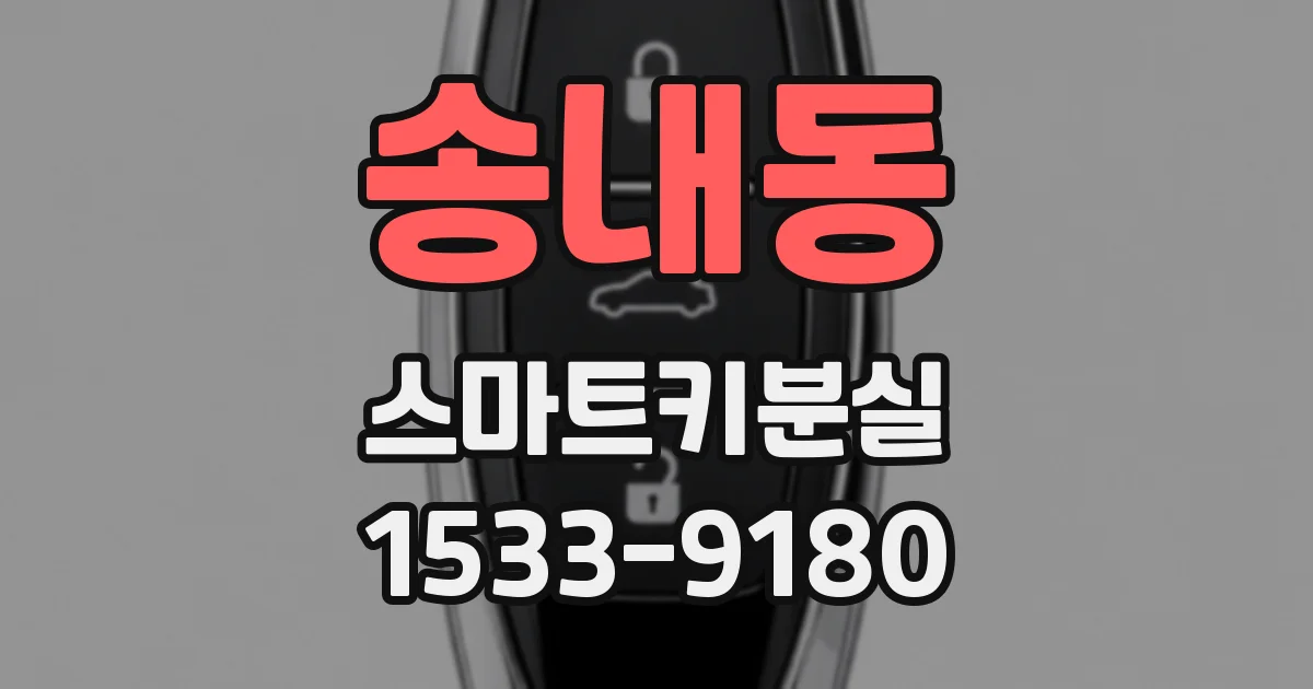 송내동 스마트키분실
