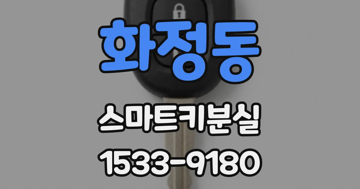 화정동 스마트키분실