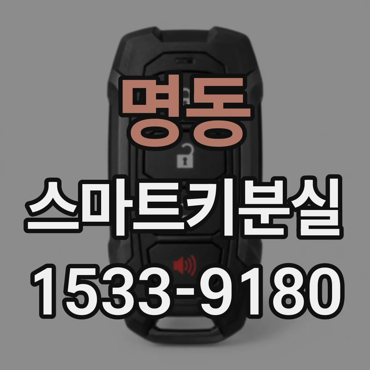 명동 스마트키분실