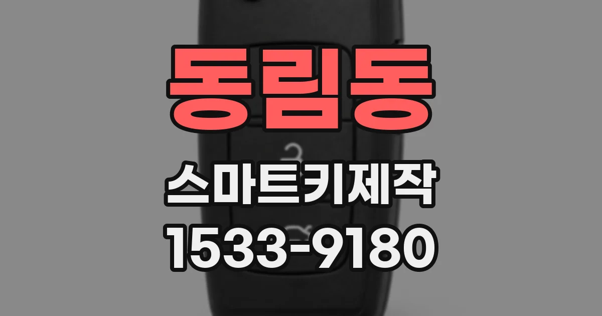 동림동 스마트키제작