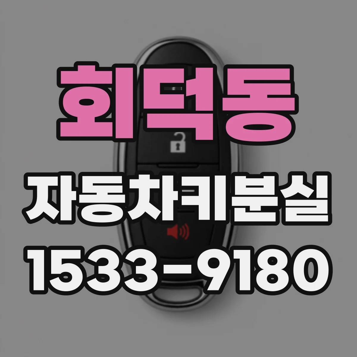 회덕동 자동차키분실