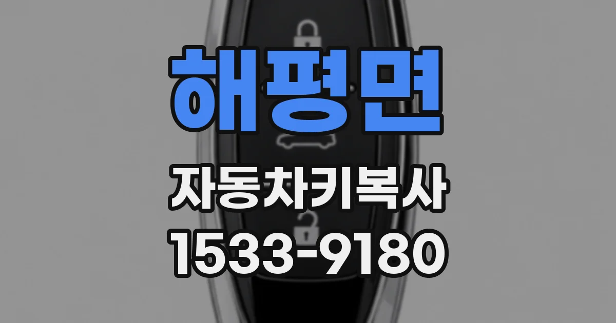 해평면 자동차키복사