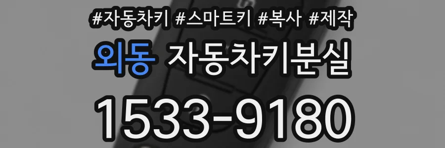 외동 자동차키분실