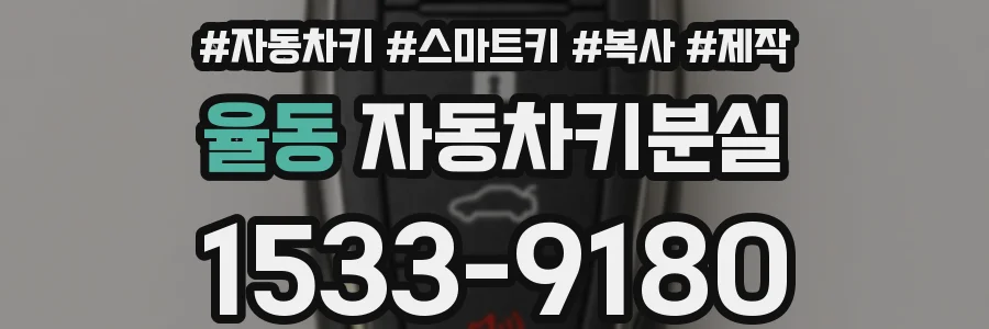 율동 자동차키분실