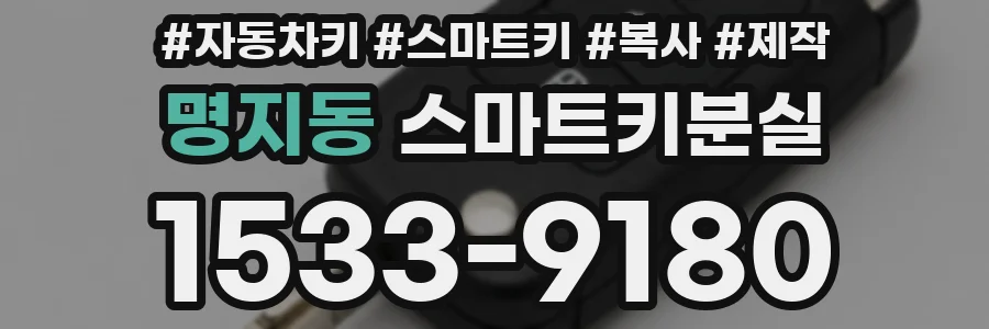 명지동 스마트키분실